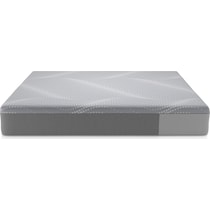 gray split california king mattress   