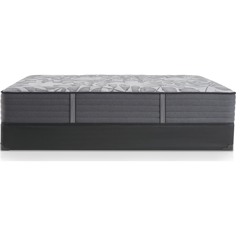 gray split california king mattress split foundation set   
