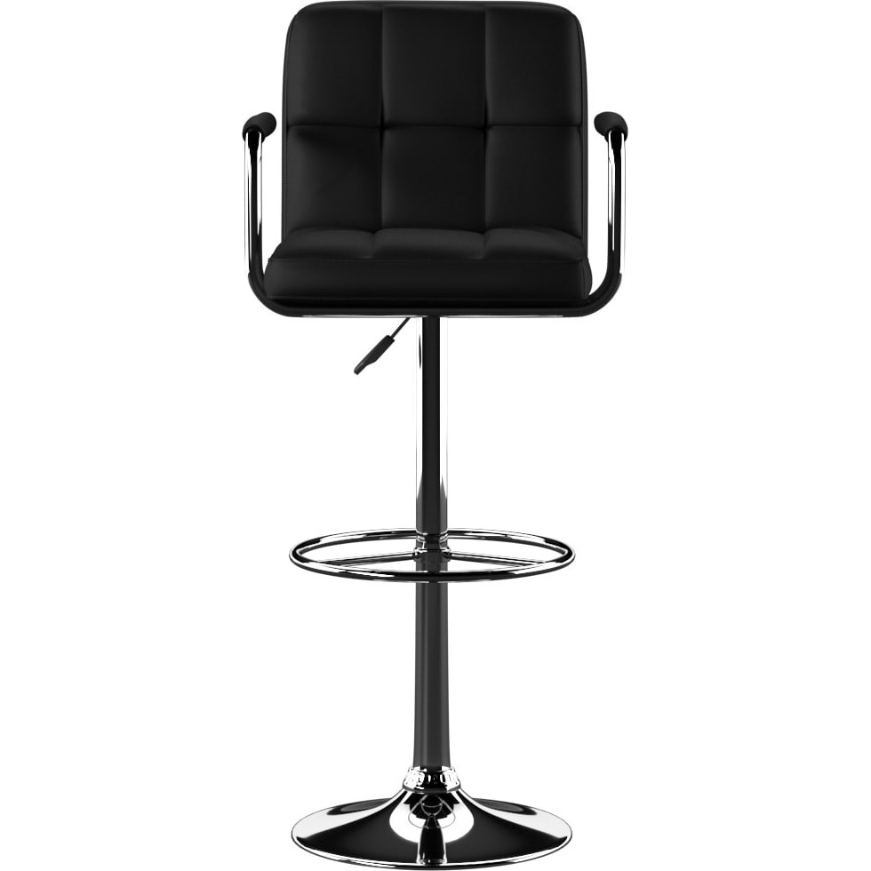 graydon black bar stool   