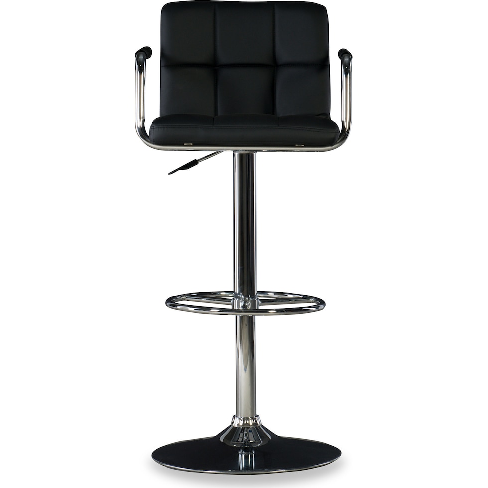 graydon black bar stool   