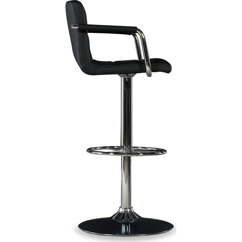 graydon black bar stool   