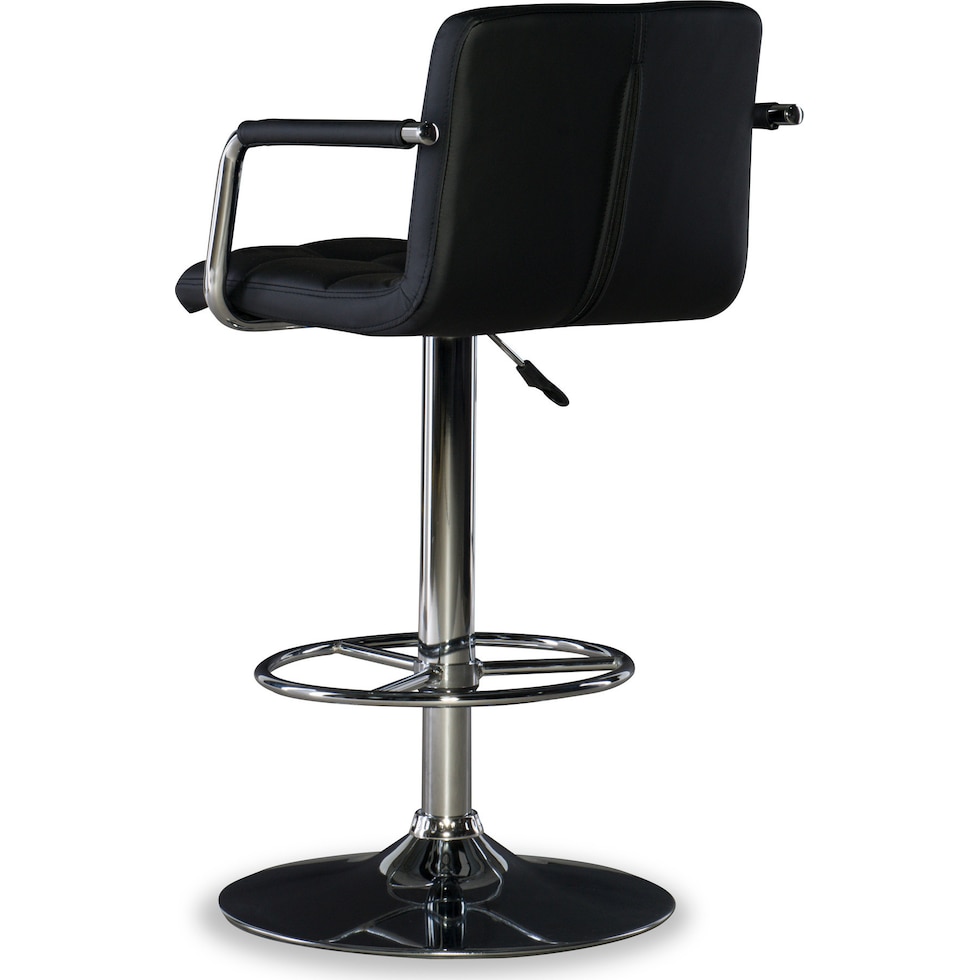 graydon black bar stool   