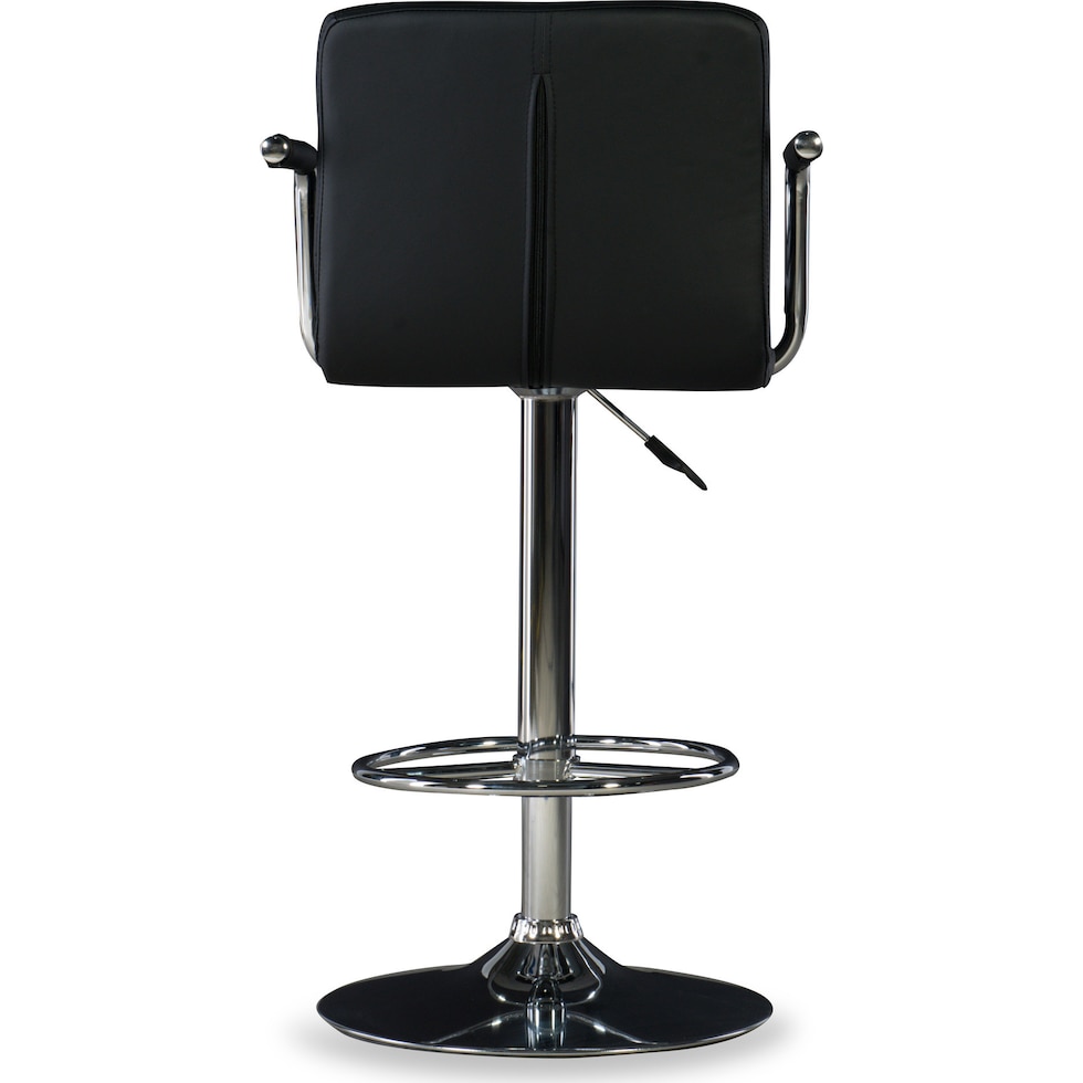 graydon black bar stool   