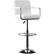 graydon white bar stool   