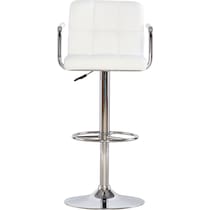 graydon white bar stool   