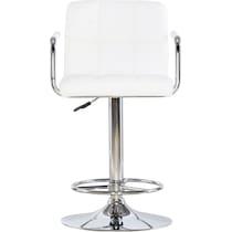 graydon white bar stool   