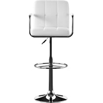 graydon white bar stool   