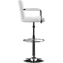 graydon white bar stool   