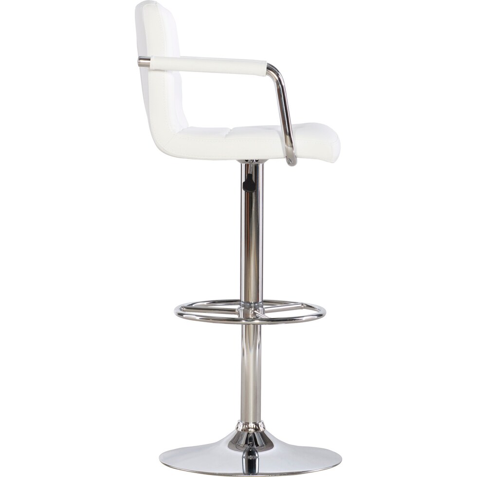 graydon white bar stool   