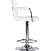 graydon white bar stool   