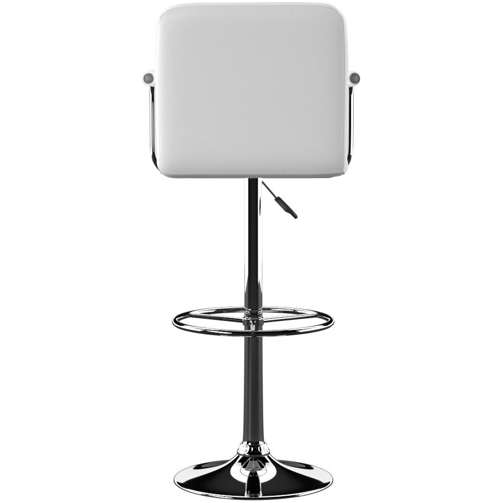 graydon white bar stool   