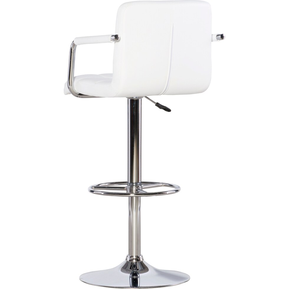 graydon white bar stool   