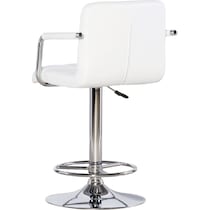 graydon white bar stool   