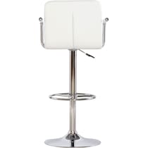 graydon white bar stool   