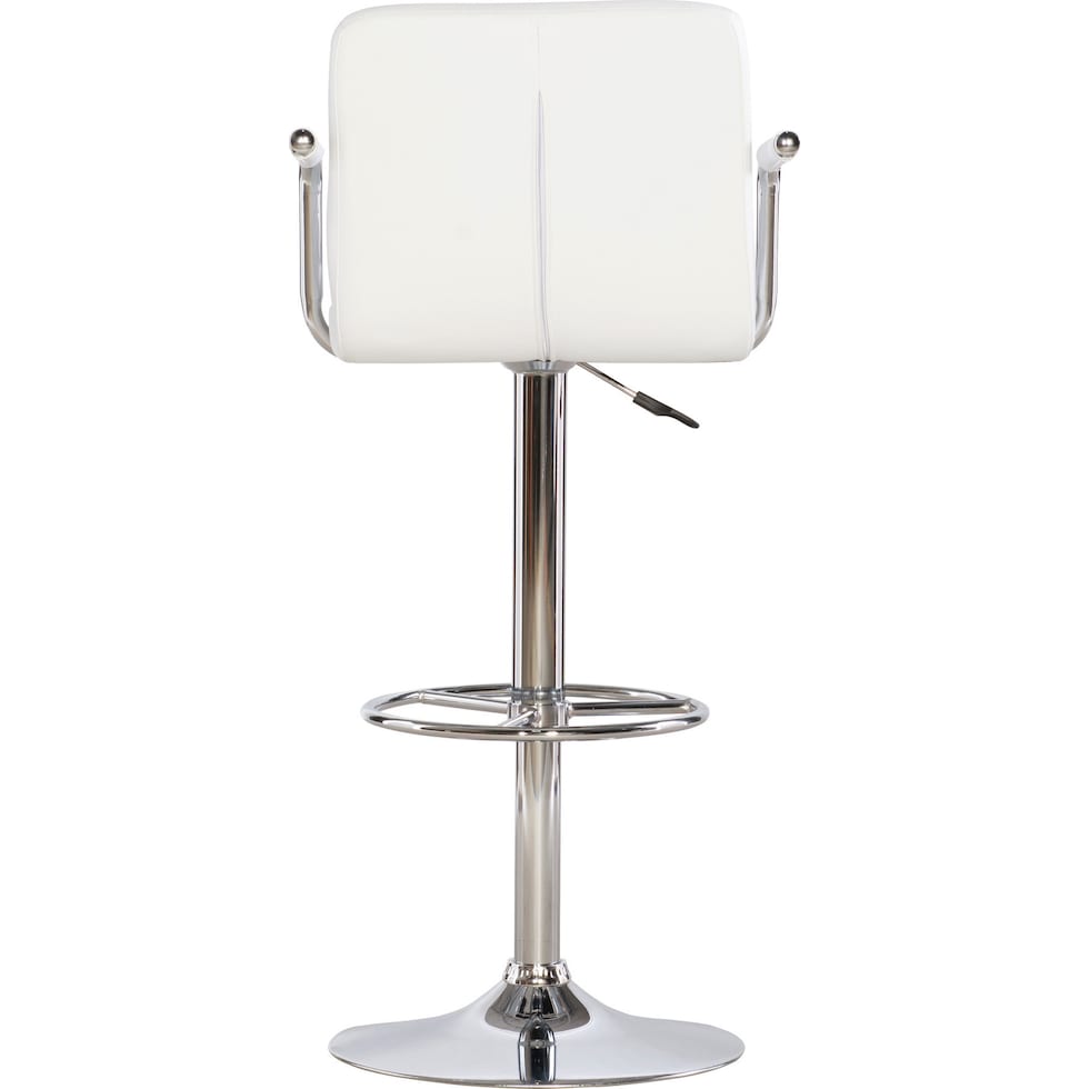 graydon white bar stool   