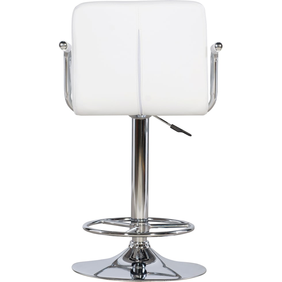 graydon white bar stool   