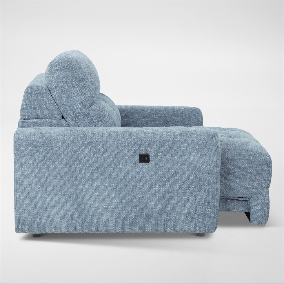 grayson blue chair   