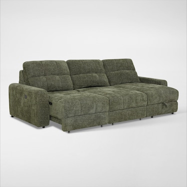 Grayson 3-Piece Power Extendable Sofa with Chaise