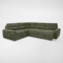 grayson green sectional   