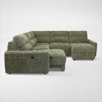 grayson green sectional   