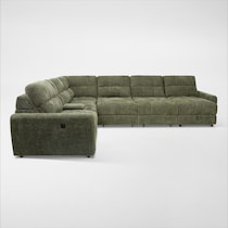 grayson green sectional   