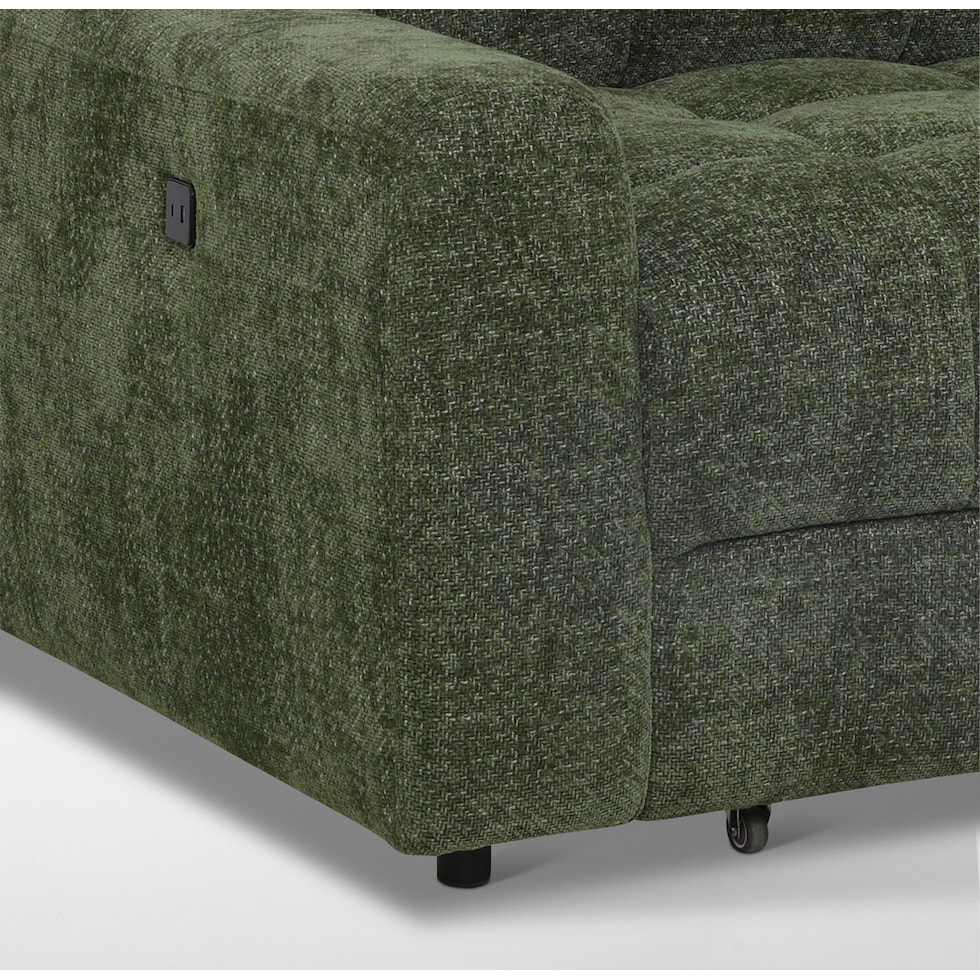 grayson green sectional   