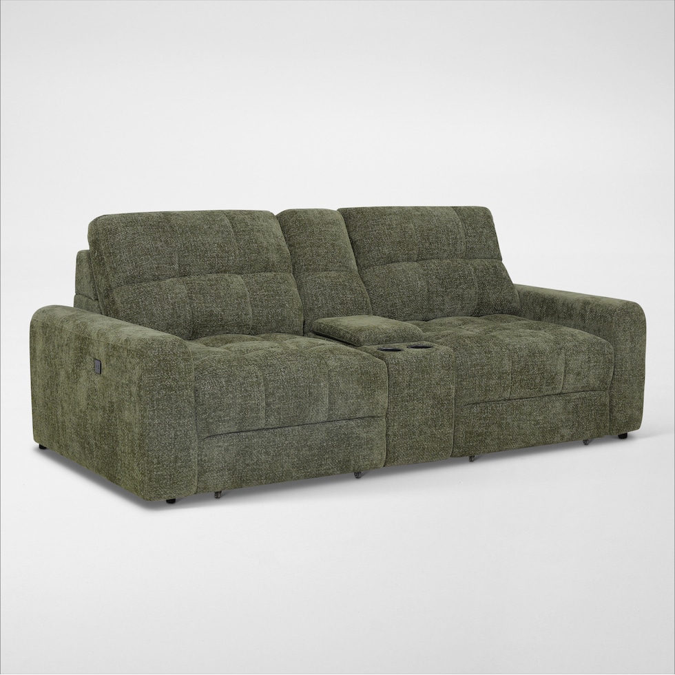 grayson green sofa   