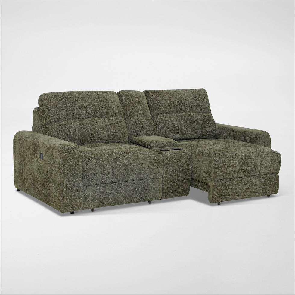 grayson green sofa   