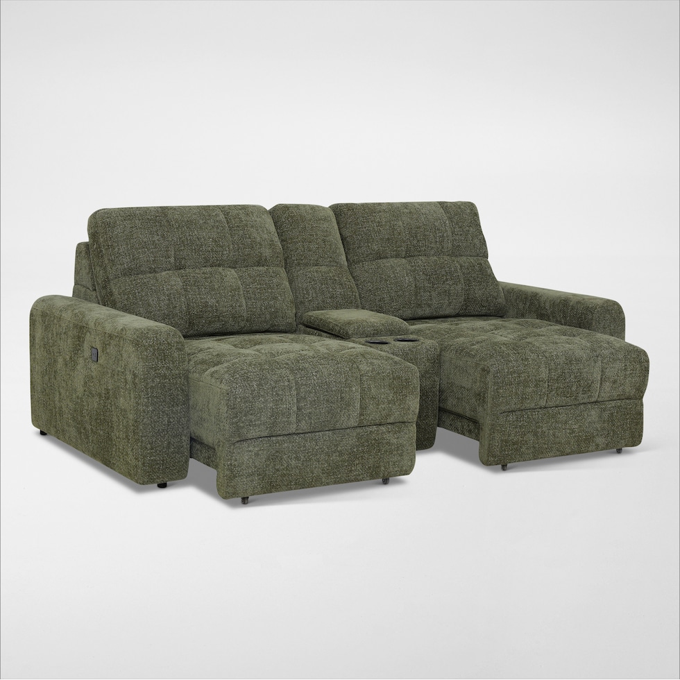grayson green sofa   
