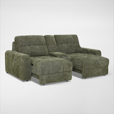 Grayson 3-Piece Power Extendable Sofa with Console