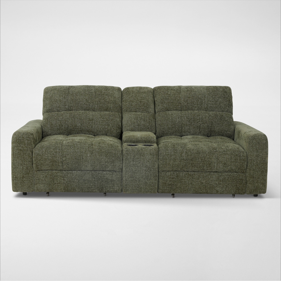 grayson green sofa   