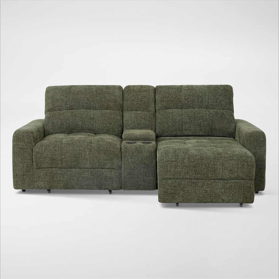 grayson green sofa   