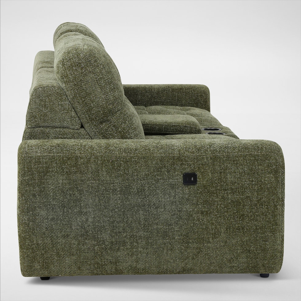 grayson green sofa   