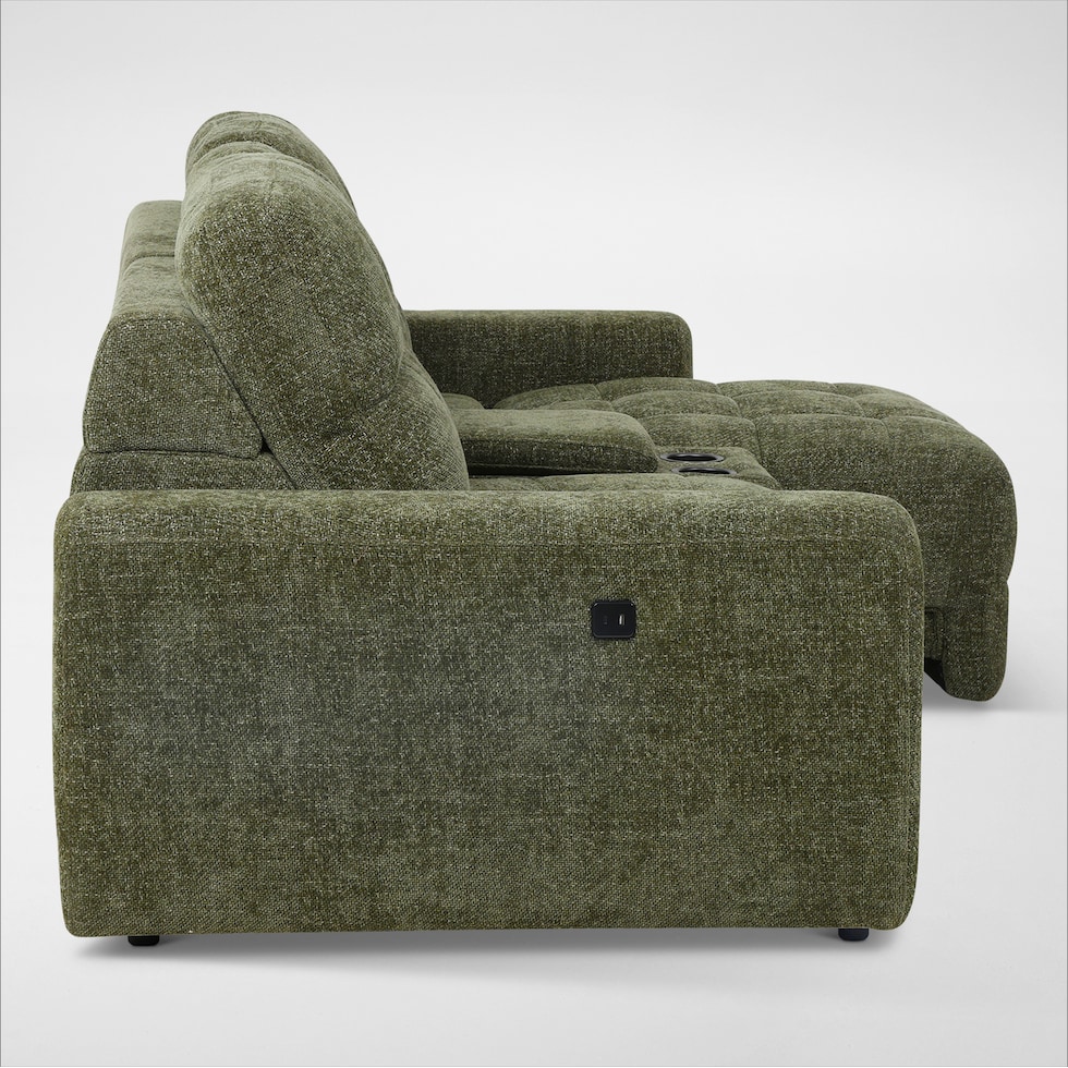 grayson green sofa   