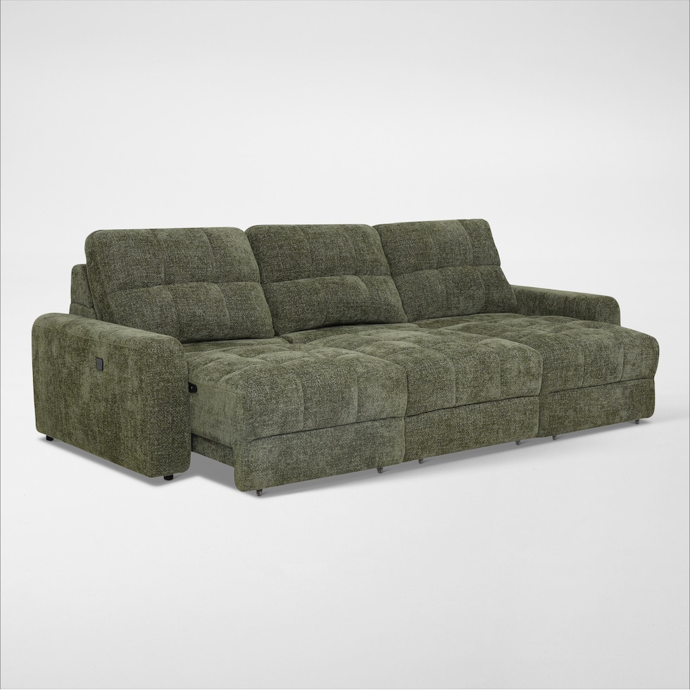 grayson green sofa   
