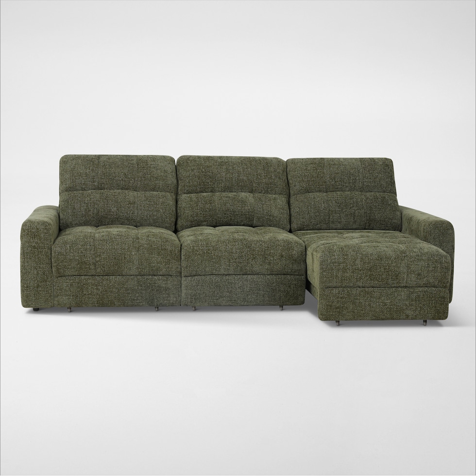 grayson green sofa   