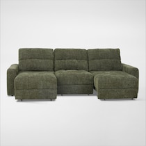 grayson green sofa   