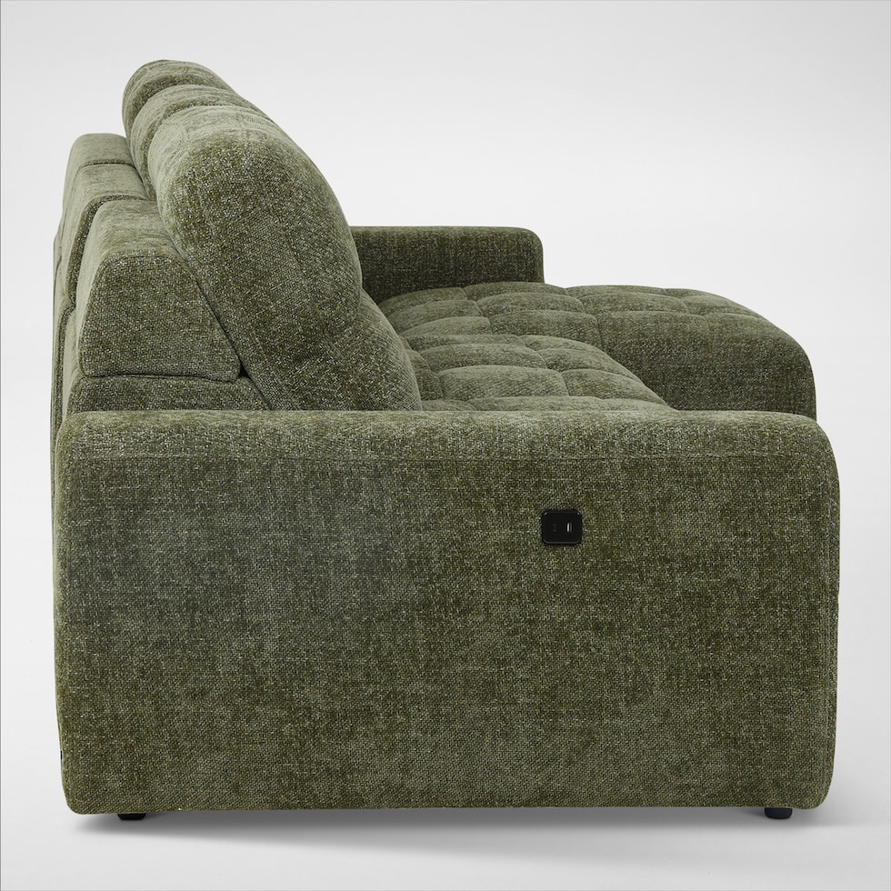 grayson green sofa   