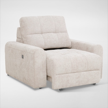 Grayson Power Extendable Chair - Stone