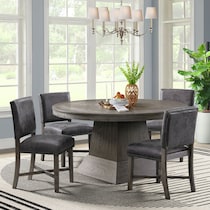 greer gray dining chair   