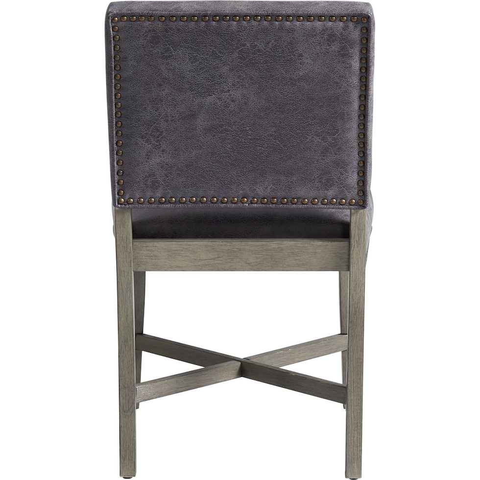 greer gray dining chair   