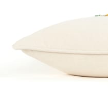 greetings ivory accent pillow   