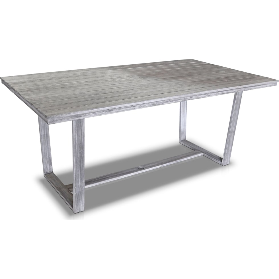 grenada gray outdoor dining table   