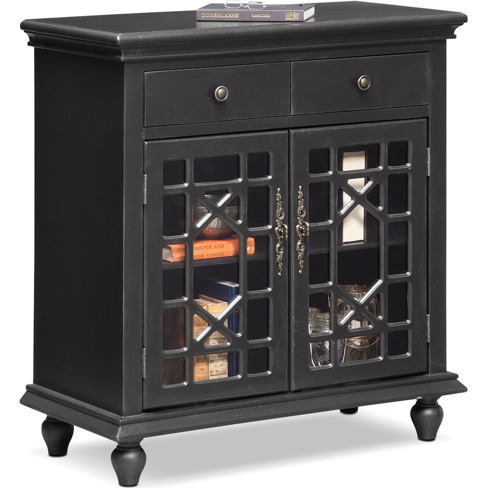 grenoble black accent cabinet   