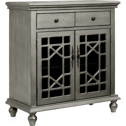 Grenoble Cabinet - Distressed Pewter