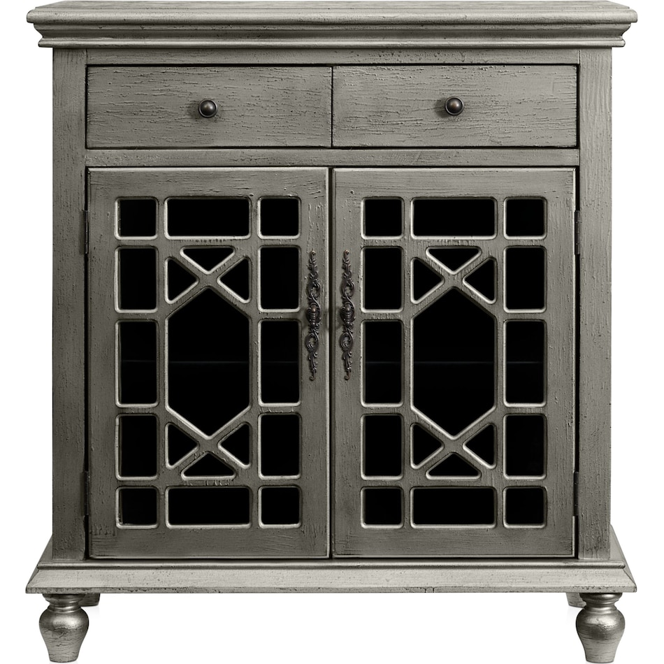 grenoble gray accent chest   