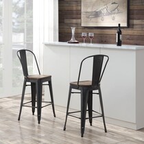 gresham metal bar stool   
