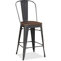 gresham metal bar stool   