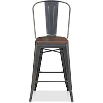 gresham metal bar stool   