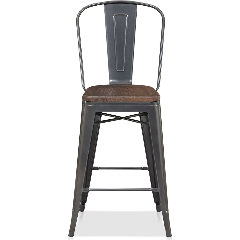 gresham metal bar stool   
